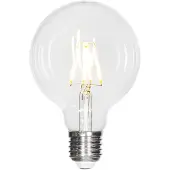 By Rydens , Filament valonlähde LED himmennettävä glob E27 4W Ø95mm läpinäkyvä
