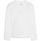 Puma Teamgoal Baselayer Tee Ls Jr. - White - 140