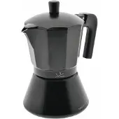 Jata Italian Coffee Pot JATA CFI9 Black Aluminium 9 Cups