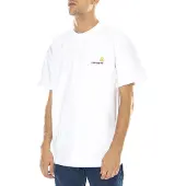 Carhartt WIP American Script T-Paita white Koko L