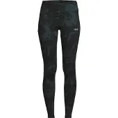Casall Essential Printed Tights, Blaze Pine