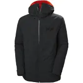 Helly Hansen Men's Powderface Jacket Black Laskettelutakit vuorelliset S