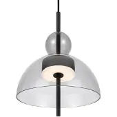 Maytoni Led riippuvalaisin Bangkok, Musta, Olohuone/ruokailutila, Metalli, Moderni