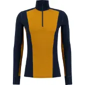 Ulvang Men's Peak Map Half Zip Baselayer Navy Blue/Cathay Spice Kerrasto yläosat XXL