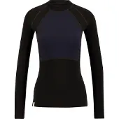 Ulvang Women's Peak Map Crew Baselayer Black/Navy Blue Kerrasto yläosat XL