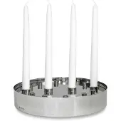 Klong Jubel adventtikynttelikkö Hopea