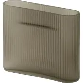 Muuto Ridge Maljakko H: 16,5 cm Taupe Frosted