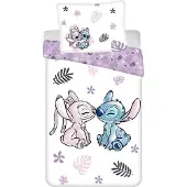 Jerry Fabrics Vuodevaatesetti Lilo and Stitch White, 140x200, 2 osaa