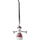 Kähler Hammershøi Christmas Lumikko roikkuva 9 cm Valkoinen