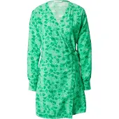 Envii Envictoria Ls Short Dress Aop 6891 - Green - XS