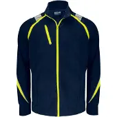 Projob 2328 Mikrofleecetakki - Navy blue/yellow - S