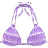 s.Oliver Bikinitoppi lila / valkoinen