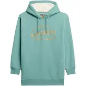 Superdry Luxe Metallic Logo Pitkähihainen Lyhyt Mekko