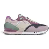 Pepe Jeans for woman. PLS40022 London Urbans Sneakers pink (38), Flat, Laces, Casual