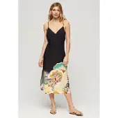 Superdry Printed Slip Hihaton Pitkä Mekko