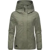 Ragwear Toiminnallinen takki 'Vannesa' vihreä / musta