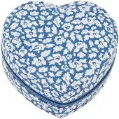 Bon Dep Jewelry Box Heart Mw Liberty Feather Blue