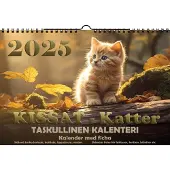 Suomen Aika Kissat 2026 taskullinen seinäkalenteri