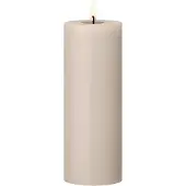 Ester & Erik LED-pöytäkynttilä 22 Linen Grey, 20 cm
