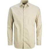 Jack & Jones Businesspaita 'JPRBLAPARKER' tummabeige
