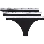 Calvin Klein Underwear Stringit musta / valkoinen