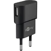 Goobay Compact USB-A seinälaturi - 5W - Valkoinen