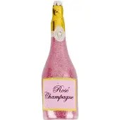 Kurt S. Adler Joulukuusenkoriste Rosé Samppanjapullo