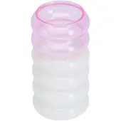 Design Letters - Bubble Maljakko / Kynttilänjalka 13,5 cm Vaaleanpunainen