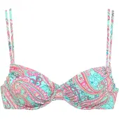 Venice beach Bikinitoppi vesi / aprikoosi / roosa / valkoinen