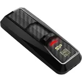 Silicon Power Blaze B50, 256 GB, USB A-tyyppi, 3.2 Gen 1 (3.1 Gen 1), Kaulus, 8,3 g, Musta (SP256GBUF3B50V1K)