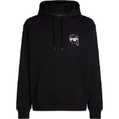 Karl Lagerfeld Collegepaita 'IKON' musta / valkoinen