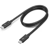 Lenovo 4X91K16968, Mies, Mies, 0,7 m, 40 Gbit/s, Musta, 4,6 mm