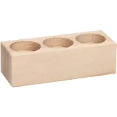 Playwood - Tealight holder Rectangle Beechwood