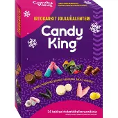 Usorteret CandyKing 600 g Irtokarkit joulukalenteri