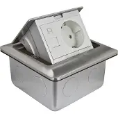 Schneider ELECTRIC UNICA SYSTEM+ LATTIARASIA S NELIKULMAINEN SCHUKO+RJ45 IP44 (INS52172)