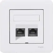 Schneider ELECTRIC EXXACT DATARASIA VINO VALKOINEN + ACTASSI 2XCAT6 UTP (WDE002425)