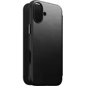 Nomad Modern Leather Folio w/MagSafe iPhone 16 Plus - Black