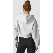 ICANIWILL Everyday Cropped Huppari Harmaa