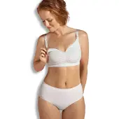 Carriwell Organic Maternity & Nursing Bra - White - XL