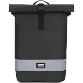 OAK25 Reppu 'Everyday Rolltop Bike' harmaa / musta
