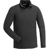Pinewood Abisko Merino Base Layer Half Zip (Color: Black, Size: Medium)