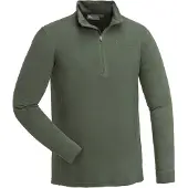 Pinewood Abisko Merino Base Layer Half Zip (Color: Darkmossgreen, Size: 2XL)