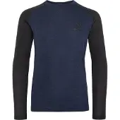 Bula Juniors' Norm Merino Wool Crew Navy Kerrasto yläosat 12