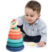 Ludi Stacking Tower - Multi/patterned - ONE SIZE