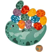 Small Foot by Legler Balance Toy Dino tasapainopeli 3y+ 12 kpl