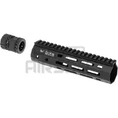 Ares M4/M16 yhteensopiva 201mm M-LOK etukädensija - musta