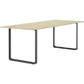 Muuto 70/70 pöytä, 225 x 90 cm, massiivitammi - musta