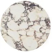 AUDO CPH , Androgyne-pöytälevy, marmori, Calacatta, viola - Ø42 cm
