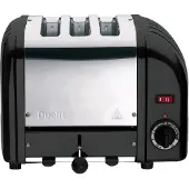 Dualit Classic Combi 2+1 palan leivänpaahdin, mattamusta