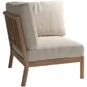 Fritz Hansen - Tradition Corner Module, Light Sand, Teak FSC 100% - Ulkosohvat - Povl B. Eskildsen